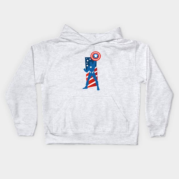 Stars and Stripes Kids Hoodie by NeverKnew_Lane